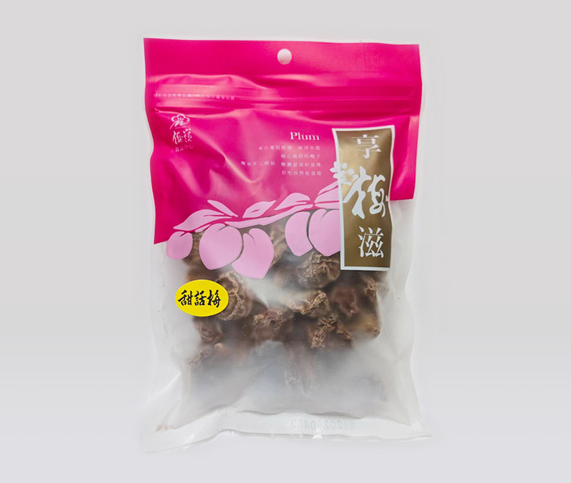 Sweet preserved plum